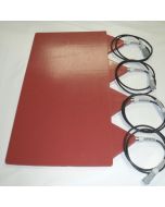 TAPIS T344 660X690MM 4PRISES/4REGULATIONS