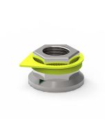 INDICATEUR DESSERRAGE ECROU JAUNE 32 mm COURT (VENDU PAR 100)