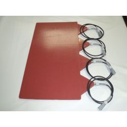 TAPIS T822 730X350MM 2PRISES/2REGULATIONS