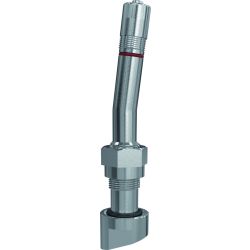 VALVE TPMS POUR CAMION NICKELÉE N° 9.7 77MS, ANGLE 7°, ANGLE DE BASE 18°