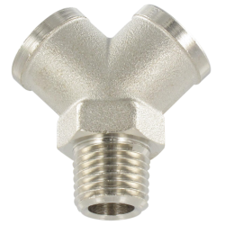 RACCORD EN Y MALE AU CENTRE 1/4