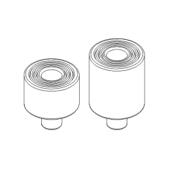 KIT 2 RALLONGES 4,4CM + 7,62CM POUR CRIC ROULEUR 30T (5195933)