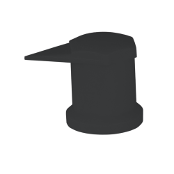 INDICATEUR CACHE ECROU DUSTITE LR NOIR 32 mm (VENDU PAR 50)