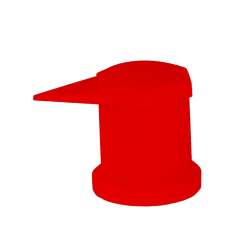 INDICATEUR CACHE ECROU DUSTITE LR ROUGE 41 mm (VENDU PAR 50)