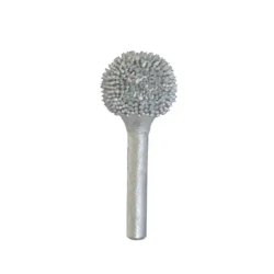RAPE SPHERIQUE D25MM GR230 TIGE 6mm