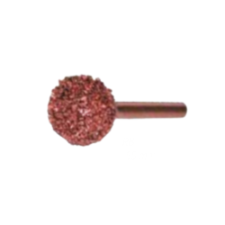 RAPE SPHERIQUE D20MM GR23 TIGE 6mm