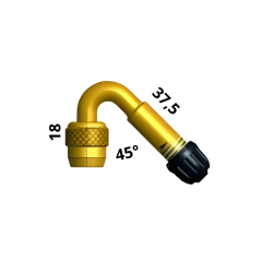 RALLONGE VALVES COUDEES 45° VERSION PREMIUM (VENDU PAR 100)