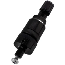 VALVE ALU TPMS POUR CAPTEUR T-PRO NOIRE