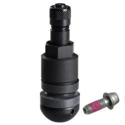 VALVE ALU TPMS POUR CAPTEUR HUF GEN-1 43 MM NOIRE