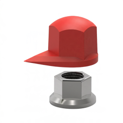 INDICATEUR DESSERAGE ET CACHE ECROU ROUGE 30 mm (VENDU PAR 50)