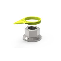 INDICATEUR DESSERRAGE ECROU JAUNE 22 mm (VENDU PAR 100)