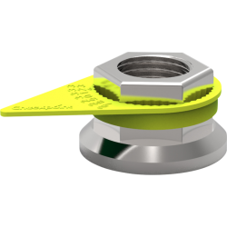INDICATEUR DESSERRAGE ECROU JAUNE 32 mm (VENDU PAR 100)