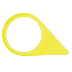 INDICATEUR DESSERRAGE ECROU JAUNE 46 mm (VENDU PAR 100)