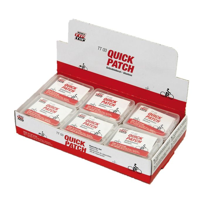 Boîte De 30 Patchs Tip Top Pour Réparation Pneu à Plat – Red 2 – Neuf